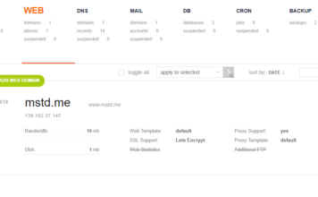 Create a SubDomain using VestaCP