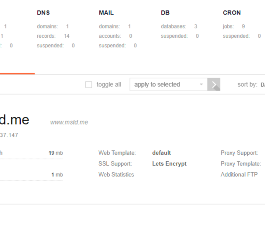 Create a SubDomain using VestaCP