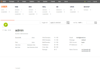 Install VestaCP on Ubuntu 18.04 LTS