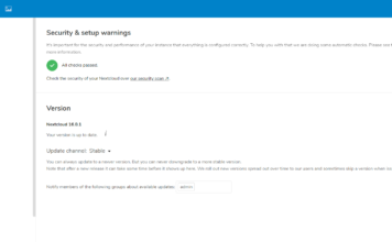 Fix System Issues in Nextcloud