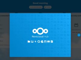 Install Nextcloud 20 with VestaCP: welcome screen