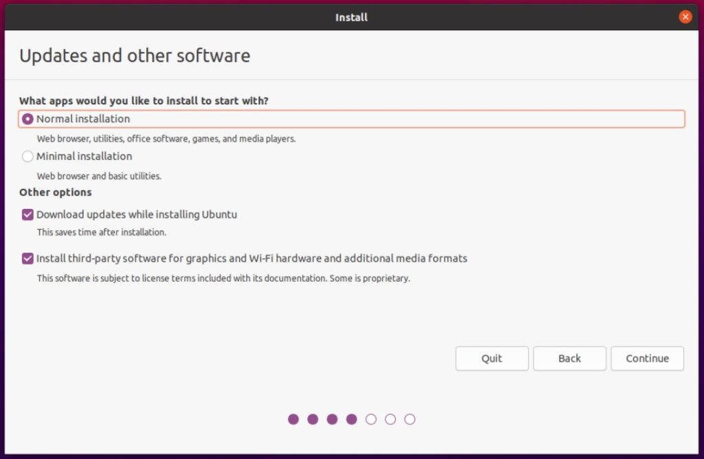 ubuntu installer other software