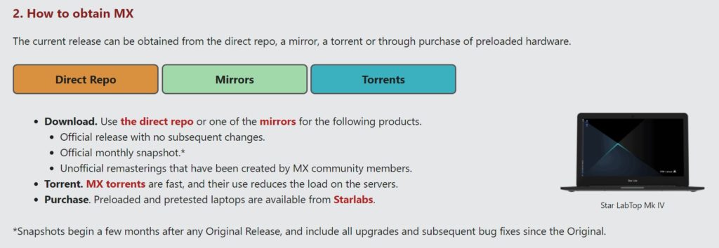 How to obtain MX Linux