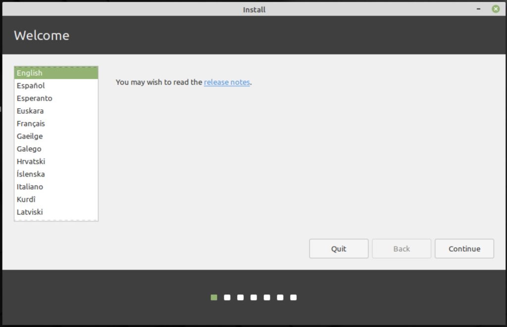 linux mint 20 installer