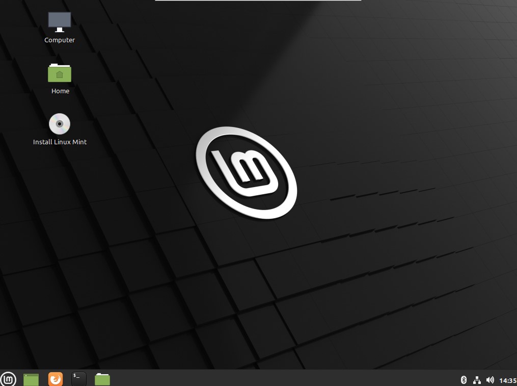 linux mint 20 live iso desktop