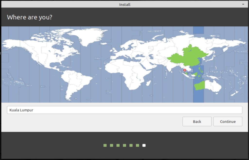 linux mint 20 timezone