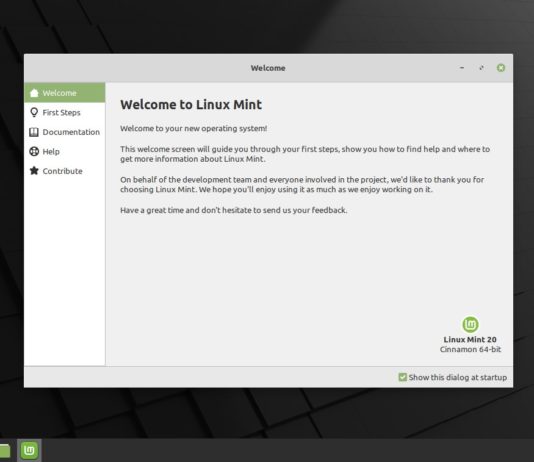 Things to do with a fresh Linux Mint 20 installation linux mint 20 welcome to desktop